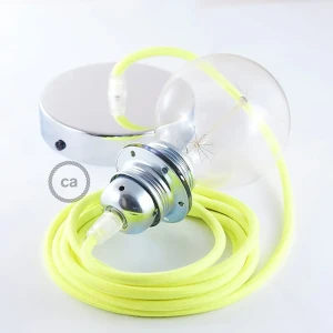 Creative Lámpara Colgante Pendel Para Pantalla Rf10 2 M Neon Orange / Chrome Plated One Size