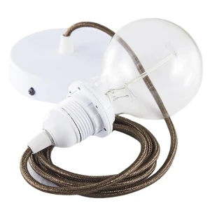 Creative Lámpara Colgante Pendel Para Pantalla Rl13 2 M Glittering Brown / White One Size