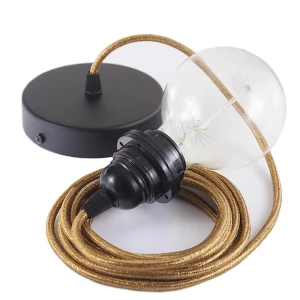 Creative Lámpara Colgante Pendel Para Pantalla Rl22 2 M Glittering Copper / Black One Size