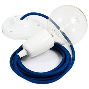 Creative Cables Suspension Luminaire Rm12 Diy 1 M Blue / White One Size