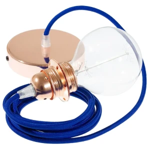 Creative Cables Lampe Suspendue Pendel Pour Abat-jour Rm12 Diy 50 Cm Blue / Copper One Size