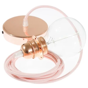 Creative Lámpara Colgante Pendel Para Pantalla Rm16 Diy 50 Cm Pink / Copper One Size
