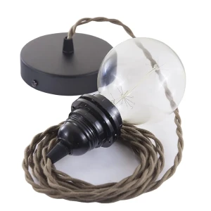 Creative Cables Lampe Suspendue Pendel Pour Abat-jour Tc13 50 Cm Brown / Black One Size
