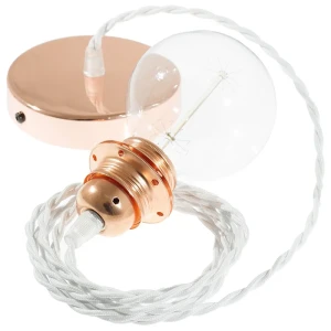 Creative Cables Lampe Suspendue Pendel Pour Abat-jour Tm01 Diy 1 M White / Copper One Size