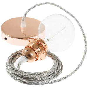 Creative Lámpara Colgante Pendel Para Pantalla Tm02 1 M Silver / Copper One Size