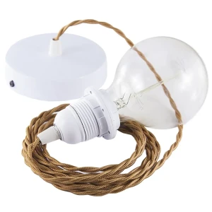 Creative Cables Lampe Suspendue Pendel Pour Abat-jour Tm22 1 M Whiskey / White One Size
