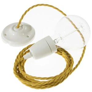 Creative Lámpara Colgante Tm25 Diy 1 M Mustard / White One Size