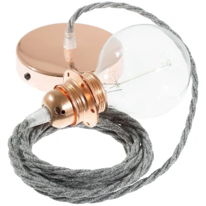 Creative Cables Lampe Suspendue Pendel Pour Abat-jour Tn02 Diy 2 M Grey / Copper One Size