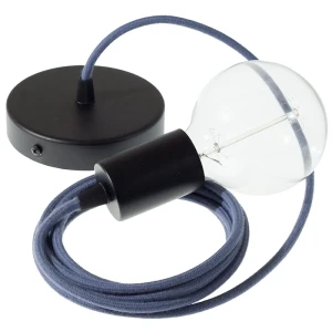 Creative Cables Suspension Luminaire Rc30 2 M Stone Gray / Black One Size
