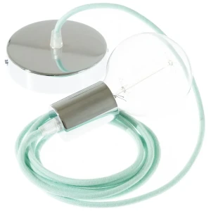 Creative Lámpara Colgante Rc34 1 M Milk / Mint / Chrome Plated One Size