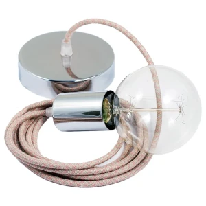 Creative Lámpara Colgante Rd61 Lozenge 2 M Ancient Pink / Chrome Plated One Size