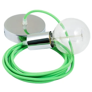 Creative Lámpara Colgante Rf06 2 M Diy Neon Green / Chrome Plated One Size