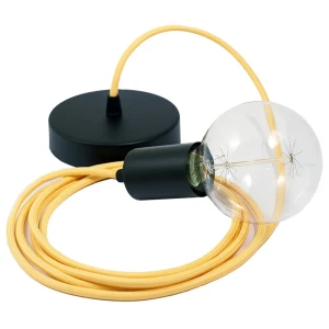 Creative Cables Suspension Luminaire Rm10 1 M Yellow / Black One Size