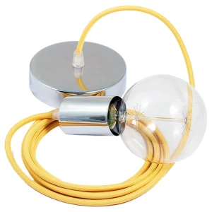 Creative Lámpara Colgante Rm10 50 Cm Yellow / Chrome Plated One Size
