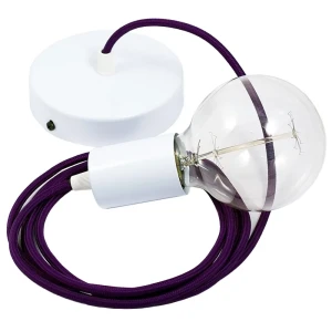 Creative Lámpara Colgante Rm14 50 Cm Violet / White One Size