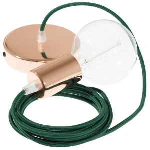 Creative Lámpara Colgante Rm21 1 M Diy Dark Green / Copper One Size