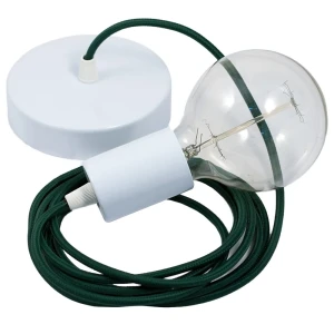 Creative Cables Suspension Luminaire Rm21 1 M Dark Green / White One Size