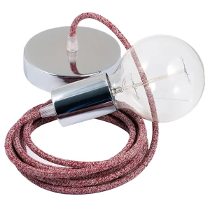 Creative Lámpara Colgante Rs83 1 M Glittering Red / Chrome Plated One Size