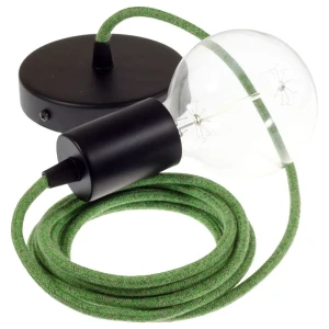 Creative Cables Suspension Luminaire Rx08 2 M Green / Black One Size