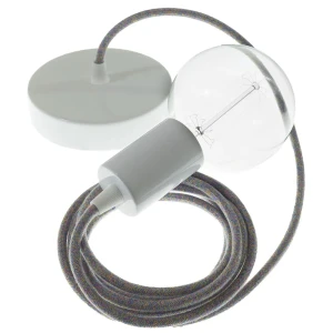 Creative Cables Suspension Luminaire Rx09 50 Cm Lollipop / White One Size