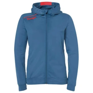 Kempa Sweat à Capuche Player Ice Grey / Fluo Red M Femme
