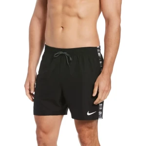 Nike Bañador Corto Logo Tape 5´´ Volley Black XL