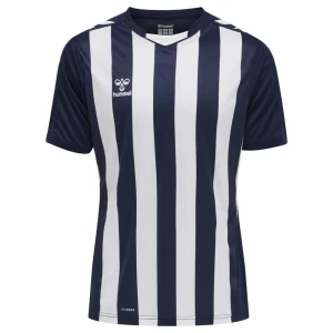 Hummel T-shirt à Manches Courtes Core Xk Striped Marine / White XL Homme