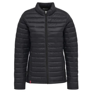 Hummel Manteau Red Quilted Black S Femme