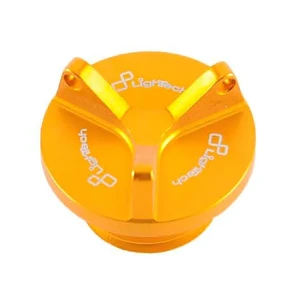 Lightech Tapa Del Depósito De Aceite Oil 006 Yamaha Mt-03/mt-10 16-21/mt-07 14-21/r1/r3 15-21/r6 06-20 Gold One Size