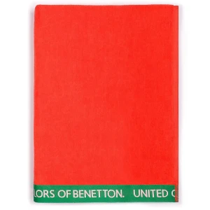 Benetton Serviette De Bain Be-0210 Red / Green One Size