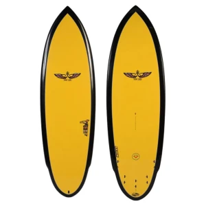 Boardworks Planche De Surf Von Sol Shadow 5´9´´ Yellow / Black 175.3 cm unisex