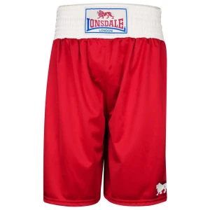 Lonsdale Short Amateur Boxing Trunks Red S