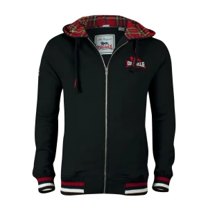 Lonsdale Sweat-shirt à Zip Lancaster Black 2XL