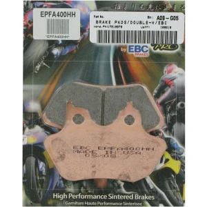 Ebc Pastillas De Freno Sinterizadas Epfa-hh Series Epfa400hh Black One Size