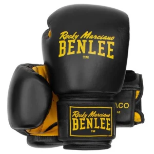 Benlee Gants De Boxe En Cuir Draco Black / Yellow 12 oz