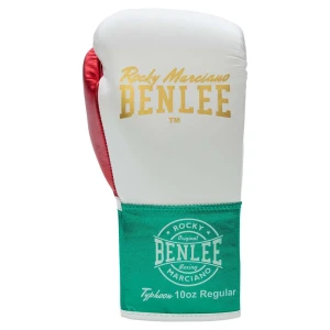 Benlee Gants De Boxe En Cuir Typhoon White / Green / Red 10 oz R