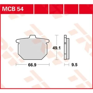 Trw Pastillas De Freno Allround Organic Standard Honda Cb 750 F Bol Dor 81 Black One Size