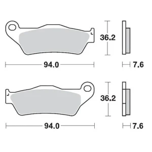 Moto-master Pastillas De Freno Aprilia 403204 One Size