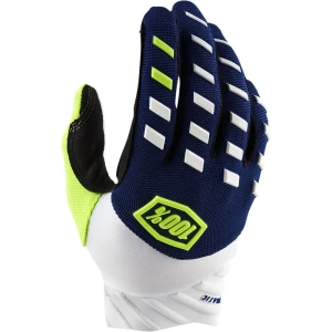 100percent Guantes Off-road Airmatic White / Blue Navy M