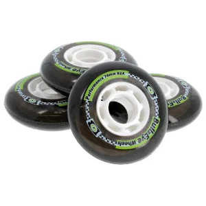 Hyper Wheels Roues De Patins Fitnees Bullzeye Black / Green 80 mm / 82A unisex