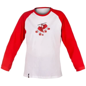 Chaya T-shirt à Manches Longues Lazy Skater White / Red M Homme