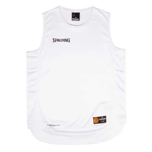 Spalding T-shirt Sans Manches Hustle White / White L Homme