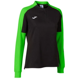 Joma Sweat à Demi-zip Eco Championship Recycled Black / Fluor Green XL Femme