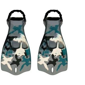 Scubapro Aletas De Buceo Jet Fin With Springs White Camo EU 39-41