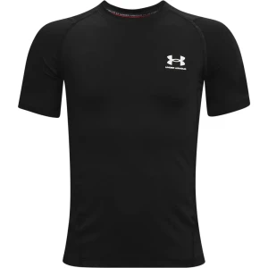 Under Armour T-shirt à Manches Courtes 1361723 Black / White 8-10 Années