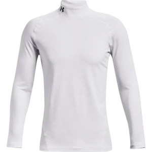 Under Armour T-shirt à Manches Longues Fitted High Neck Coldgear® White M