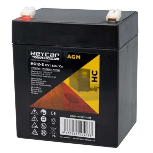 Gp Batteries Batería Agm 12v 5ah Heyagm Serie Hc Black One Size