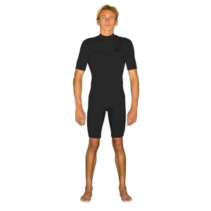 Gyroll Shorty à Manches Courtes Avec Fermeture éclair Devant Primus Spring 2/2 Mm Black 2XL Homme