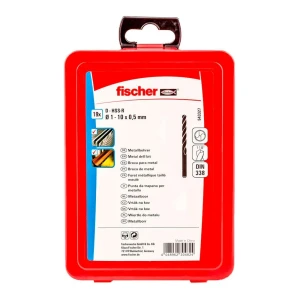 Fischer Group Foret à Métaux Hss-r Din338 1-10 543327 19 Unités Silver One Size
