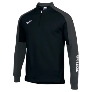 Joma Sweat à Demi-zip Eco Championship Black / Anthracite 12-14 Années Garçon